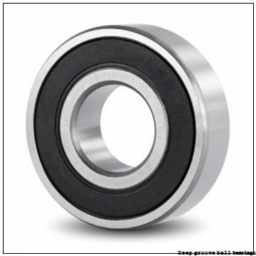 6 mm x 12 mm x 3 mm  skf W 627/6 X Deep groove ball bearings