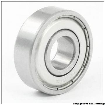 2 mm x 6 mm x 2.3 mm  skf W 619/2-2Z Deep groove ball bearings