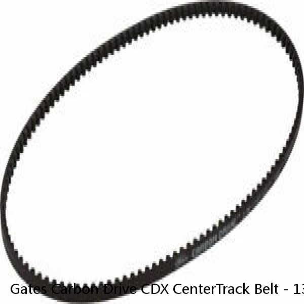 Gates Carbon Drive CDX CenterTrack Belt - 132t, Black