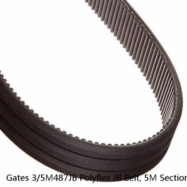 Gates 3/5M487JB Polyflex JB Belt, 5M Section, 9/16" Top Width, 19.17" Length NEW