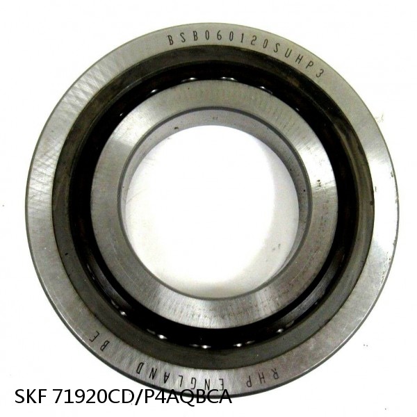 71920CD/P4AQBCA SKF Super Precision,Super Precision Bearings,Super Precision Angular Contact,71900 Series,15 Degree Contact Angle