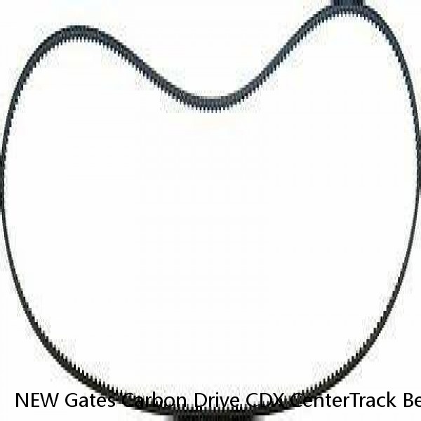 NEW Gates Carbon Drive CDX CenterTrack Belt - 132t Black